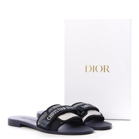 blue dior slides|dior slippers women.